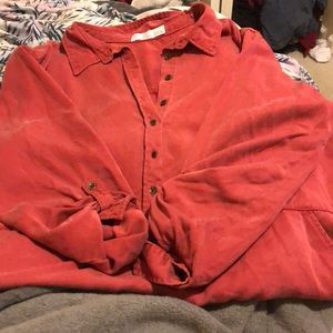 Burnt Orange Tunic with Pockets